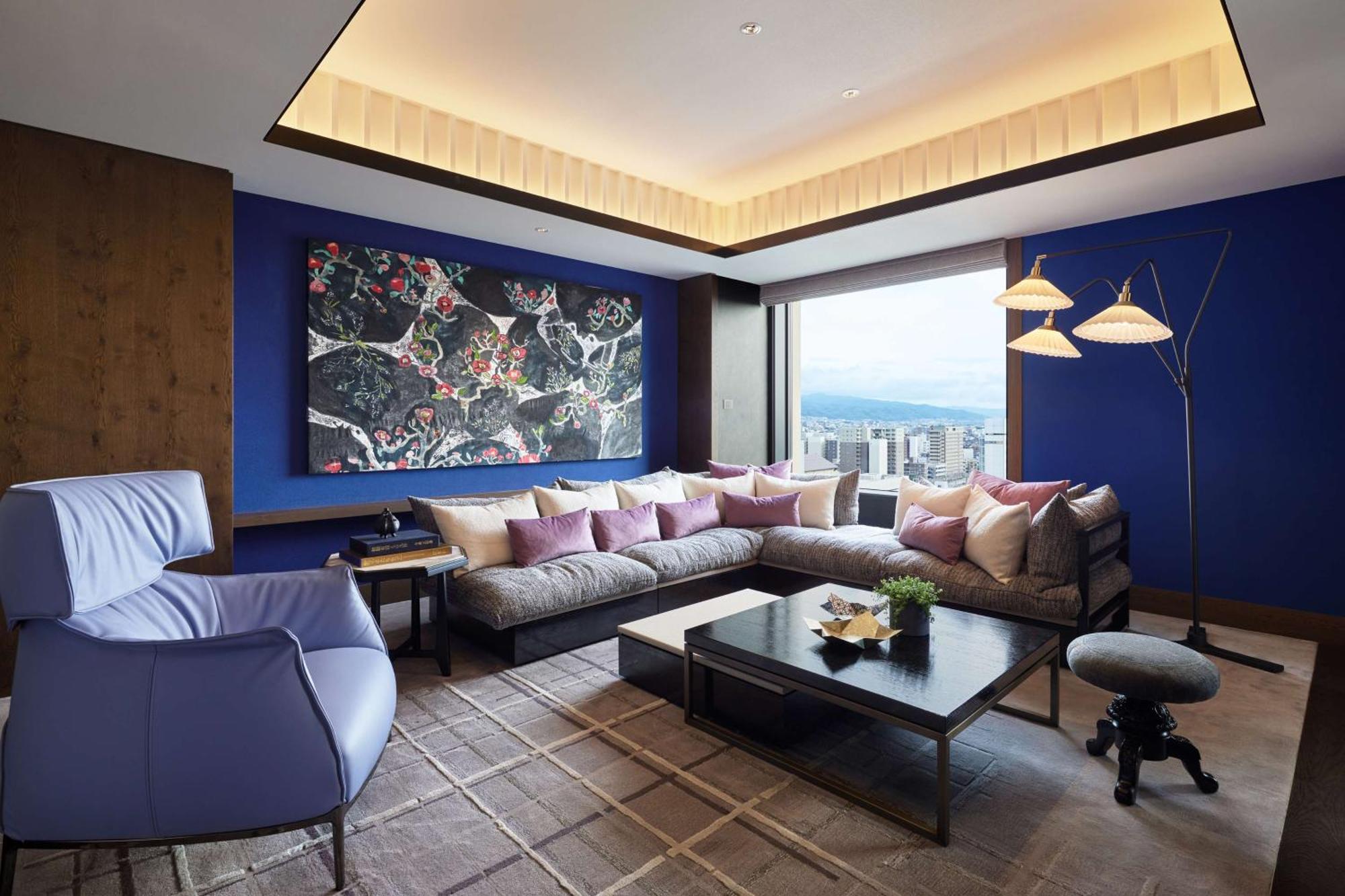 Hyatt Centric Kanazawa Eksteriør bilde A living room at the Ritz-Carlton, Osaka